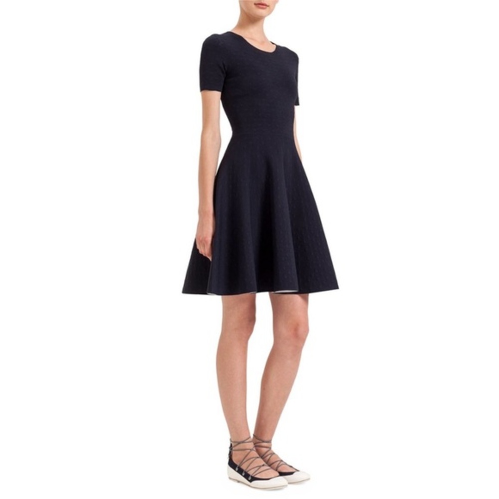 Akris Punto Navy Blue Dress